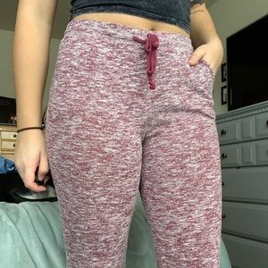 Maroon joggers